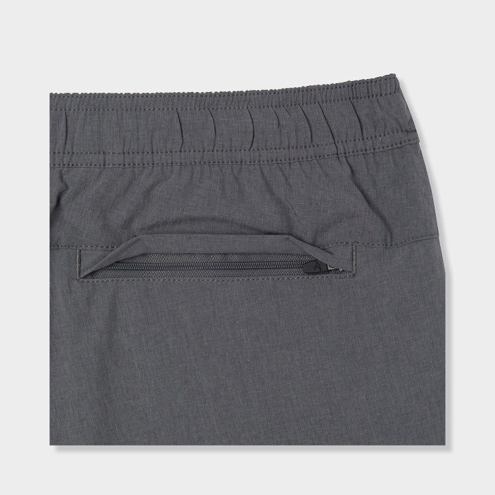 Men's Elastic Waist Shorts With Pockets