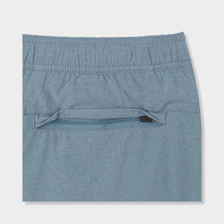 Men's Elastic Waist Shorts With Pockets