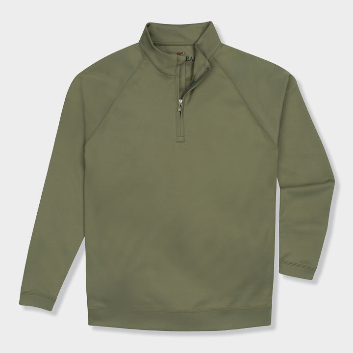 green quarter zip by Genteal