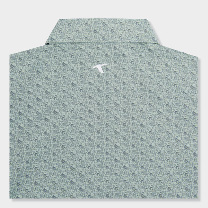 mens printed polo shirt