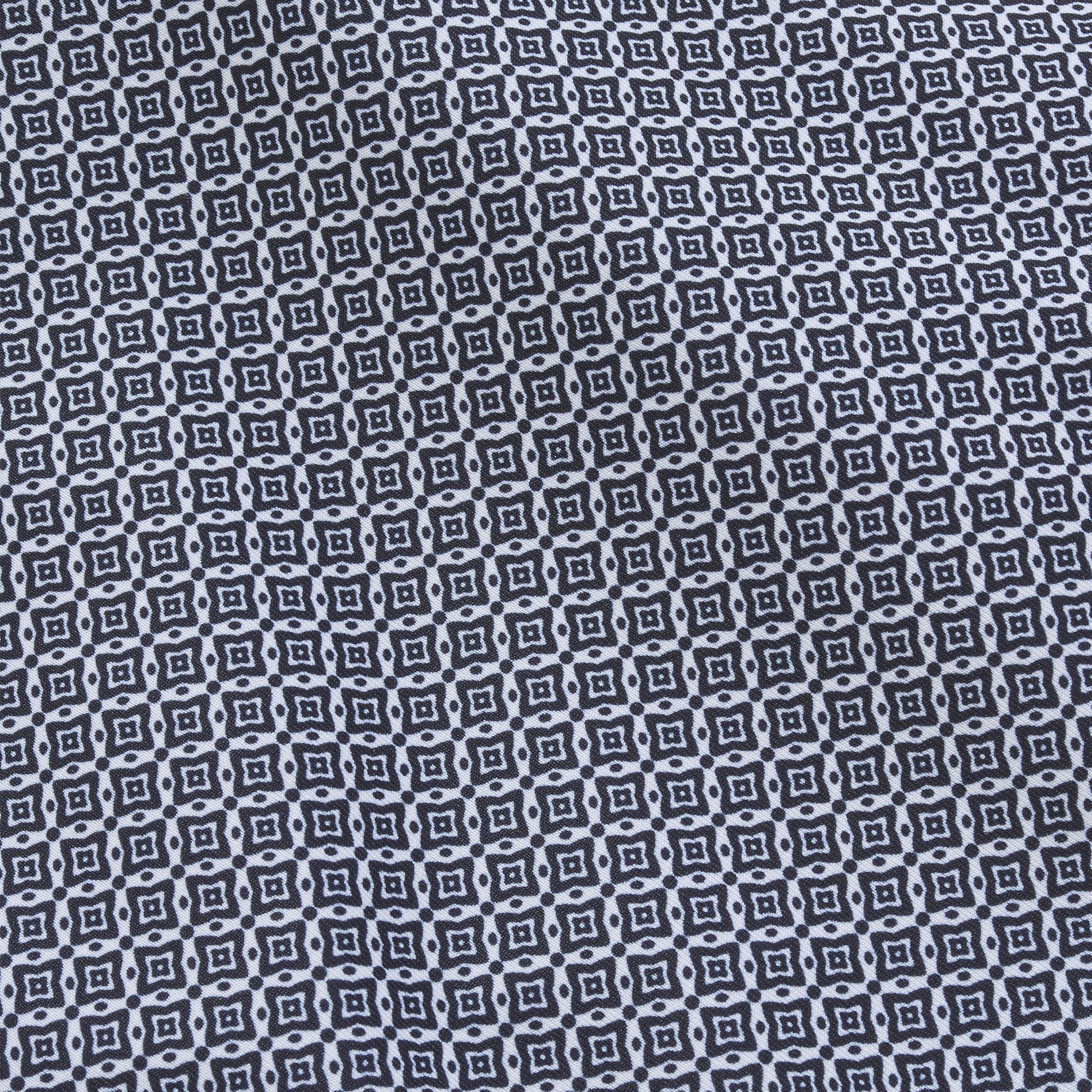 Houston Black Diamond Lattice Printed Performance Polo