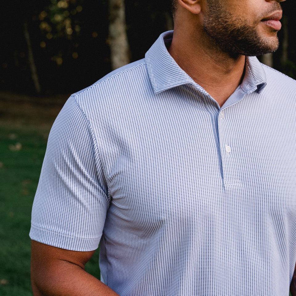 Jacquard Performance Polo