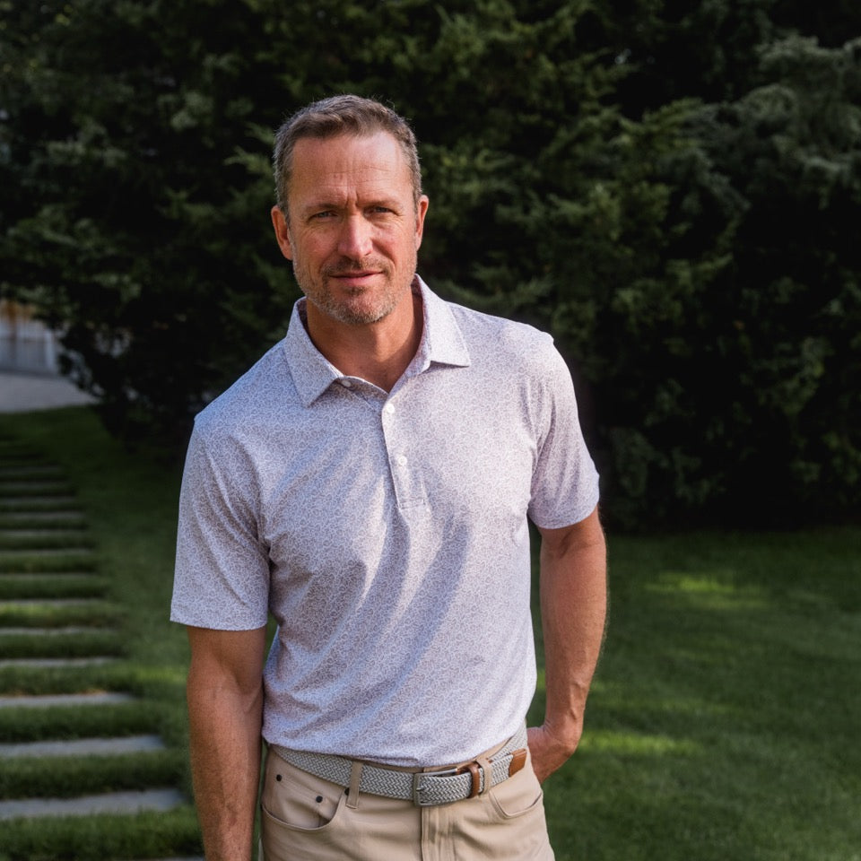 Fastball Printed Performance Polo