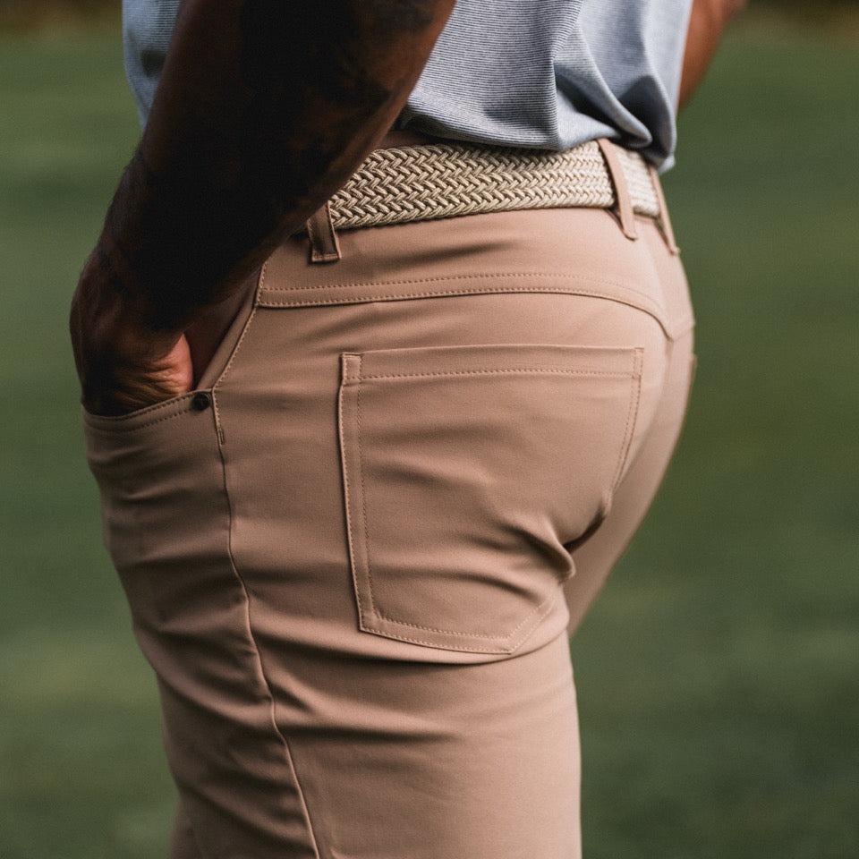 Khaki Clubhouse Stretch Five-Pocket Pant