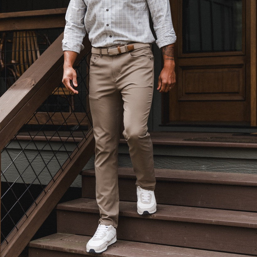 Olive Clubhouse Stretch Five-Pocket Pant