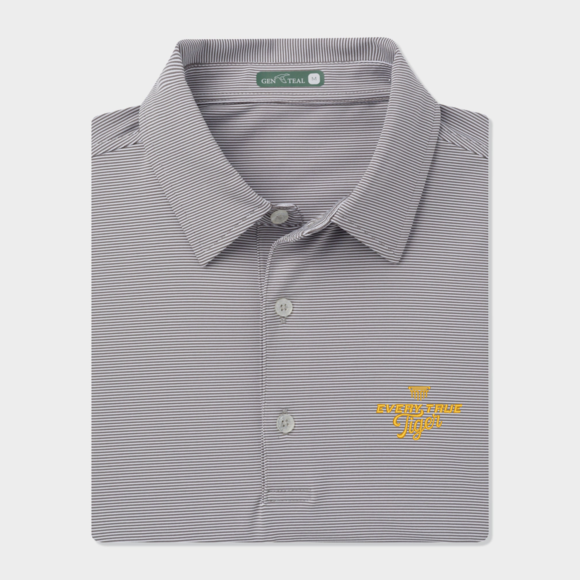 Every True Tiger Pinstripe Performance Polo