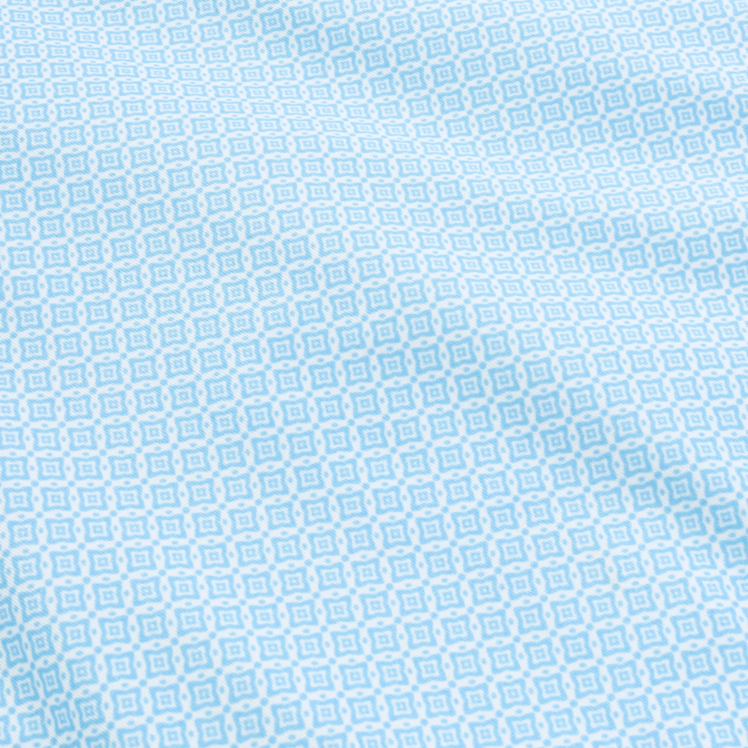 Grove Collective Diamond Lattice Printed Performance Polo