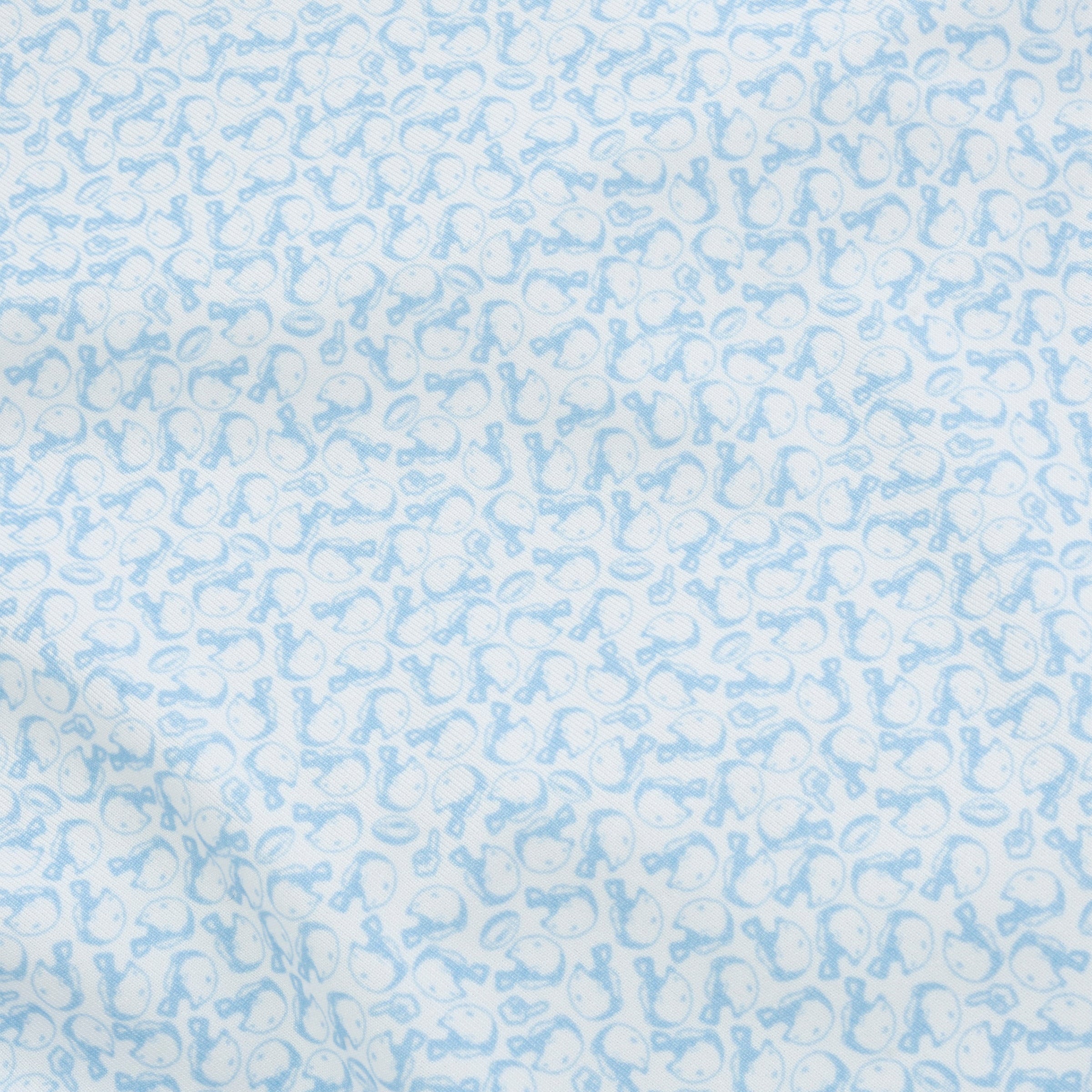 Heritage Blue Helmet Havoc Printed Performance Polo