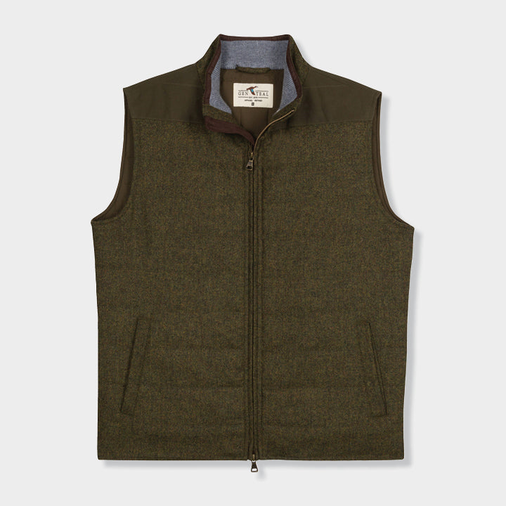 mens green vest