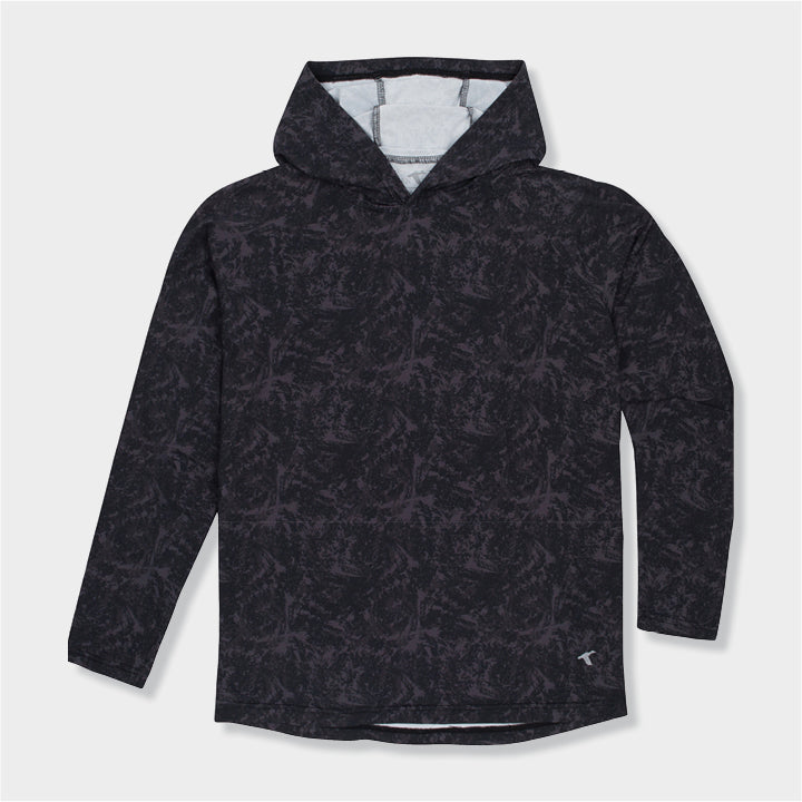 long sleeve printed hoodie for men