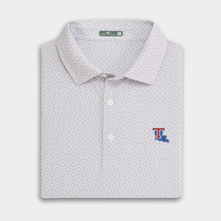 Louisiana Tech Diamonds Printed Performance Polo