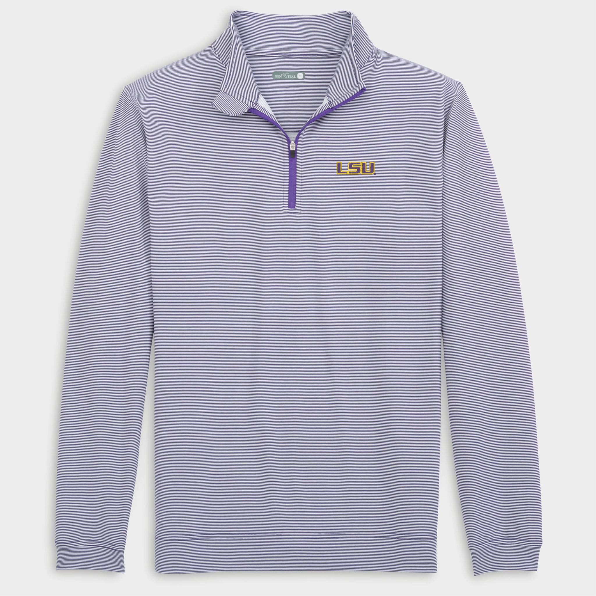 LSU Pinstripe Venture Performance QuarterZip
