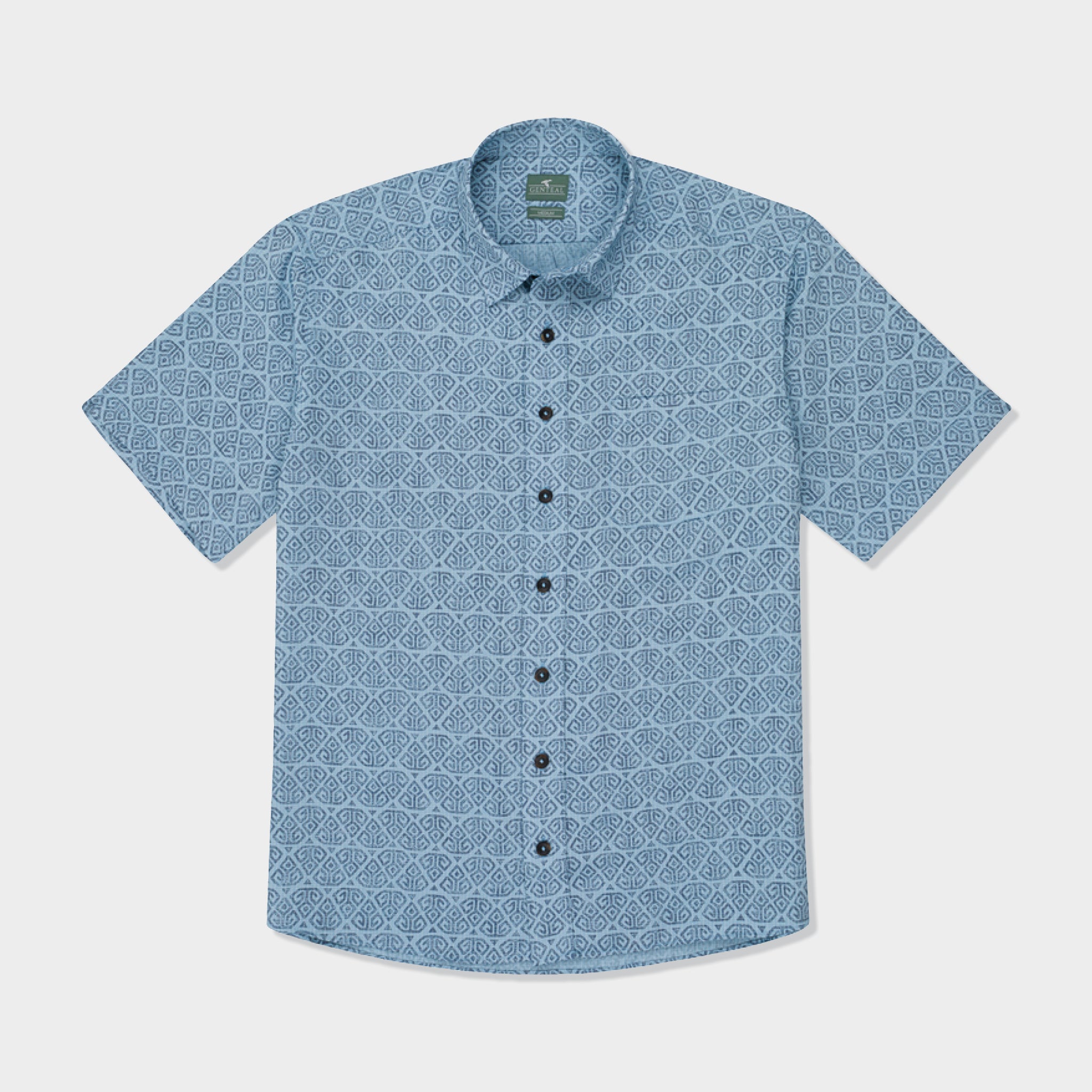 Printed Palmas Shirt-GenTeal Apparel