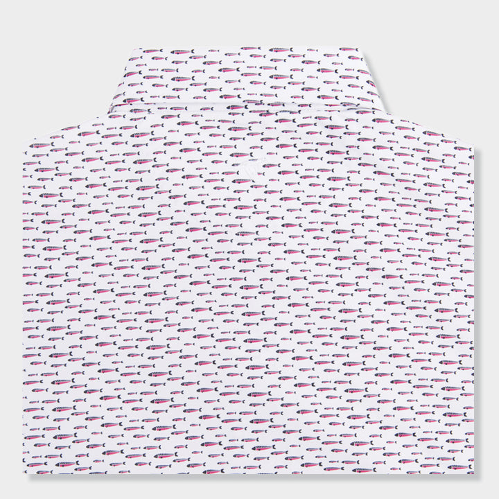 mens printed polo shirt