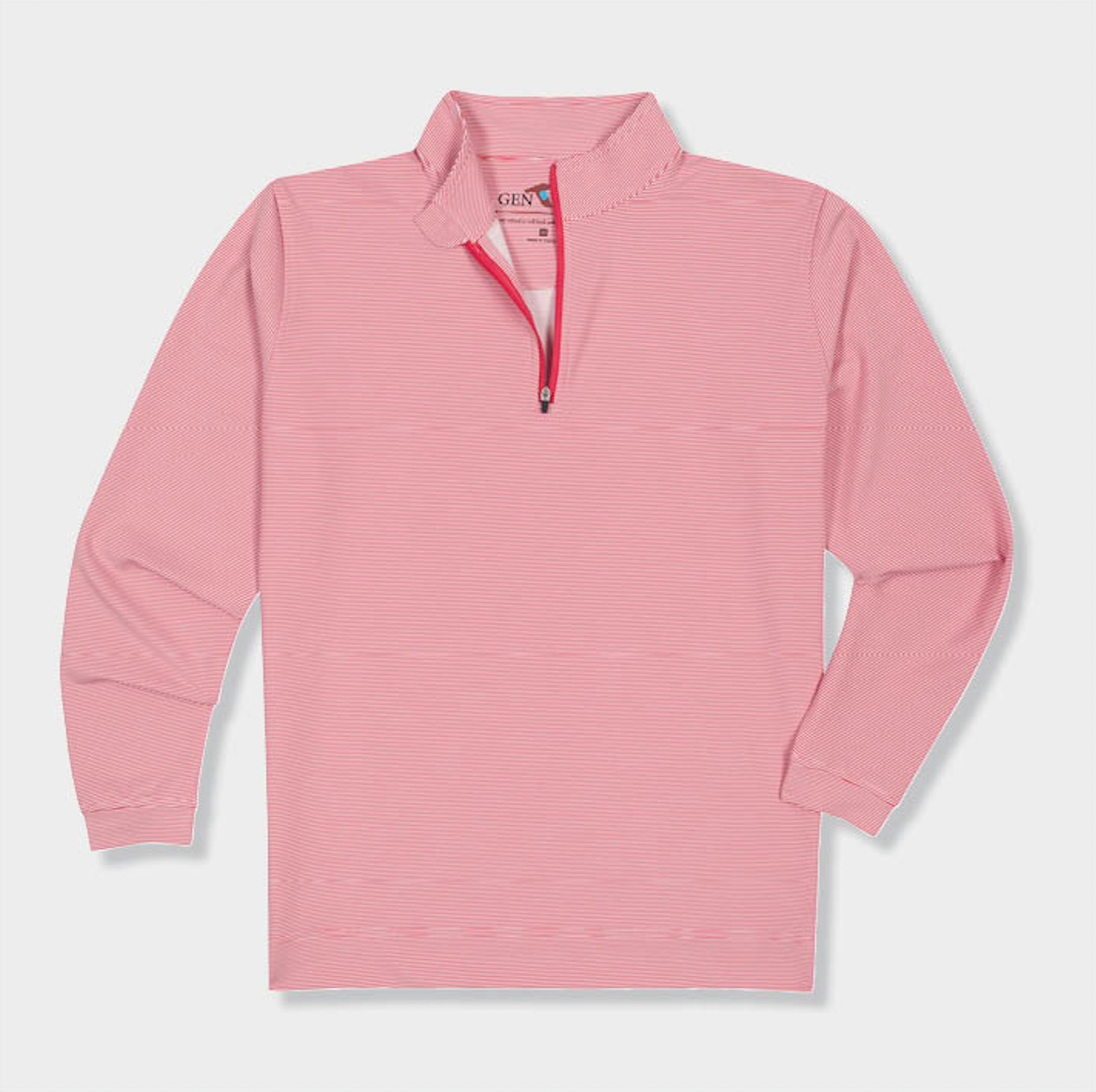 Pinstripe Performance Quarter Zip