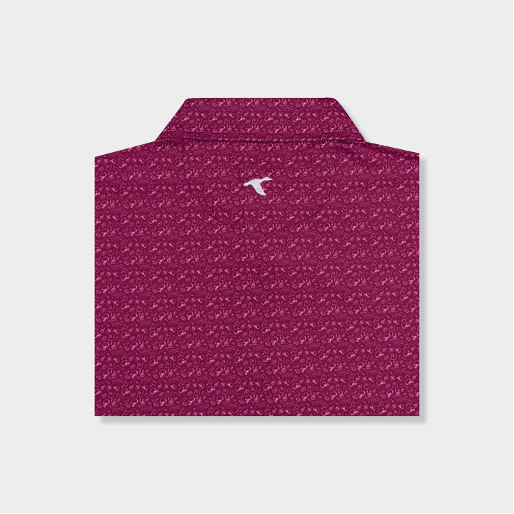 red designed polo by GenTeal