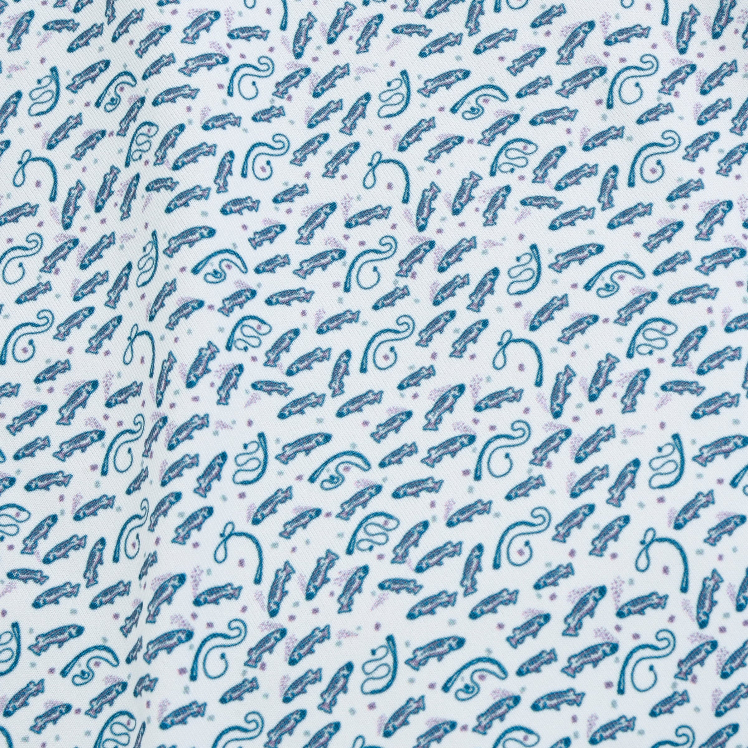 Catch and Release Printed Performance Polo