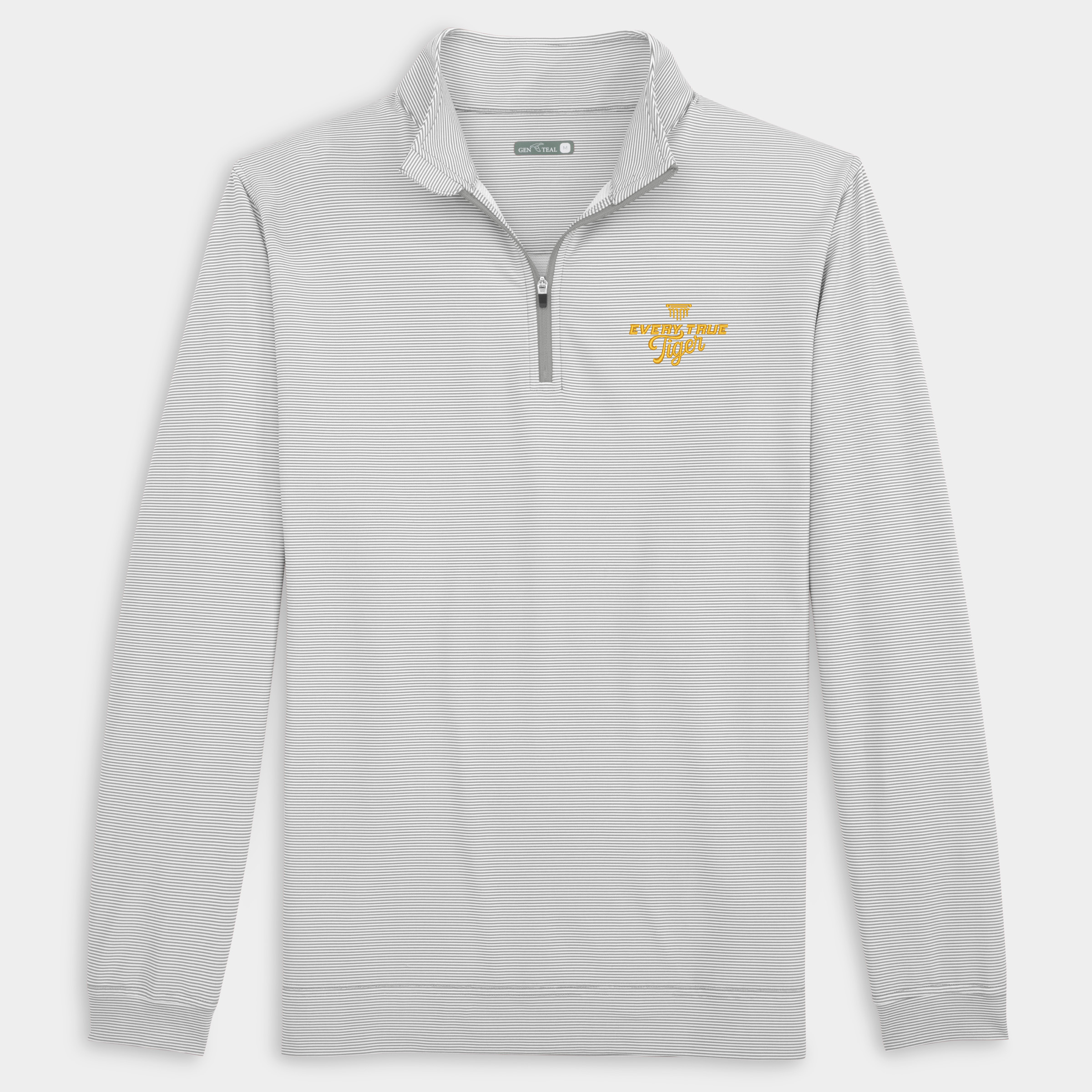 Every True Tiger Pinstripe Venture Performance Quarter-Zip