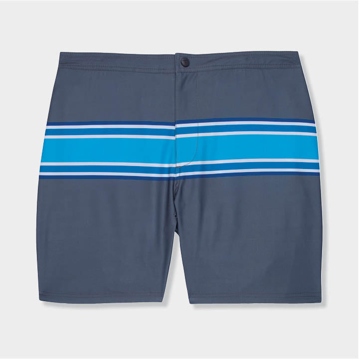 Grey shorts with blue strip shorts by Genteal