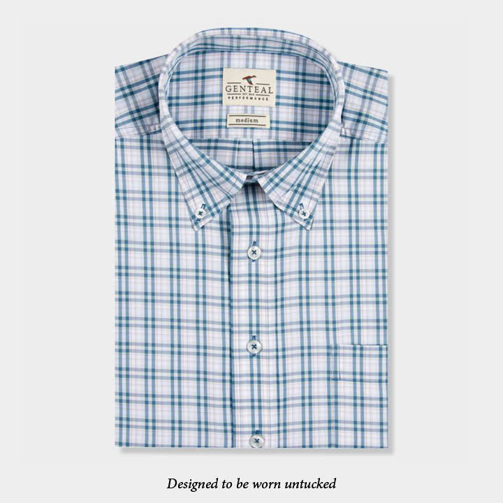 Blue plaid shirt by Genteal