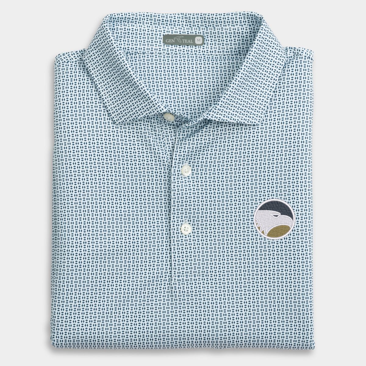Georgia Southern Icon Trellis Printed Performance Polo