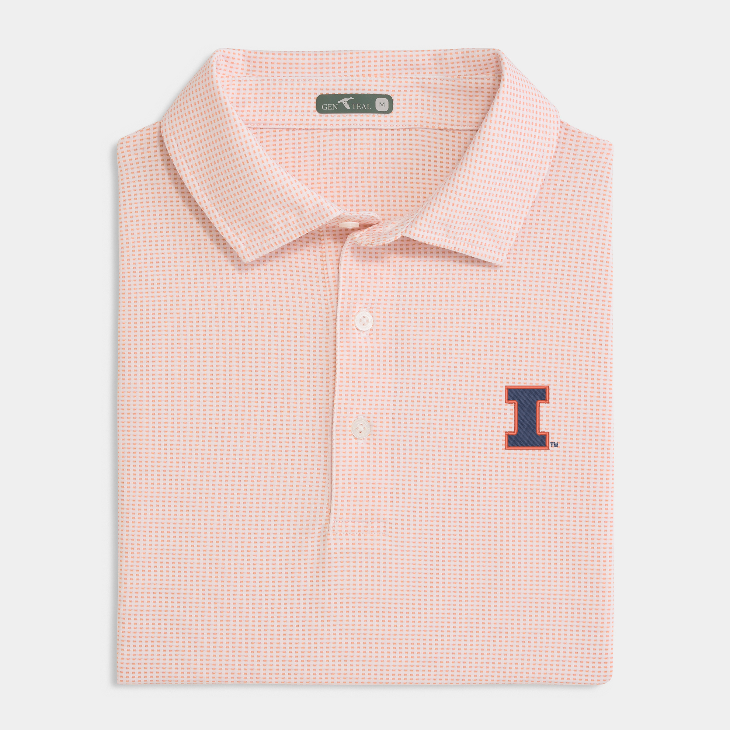 Illinois Jacquard Performance Polo