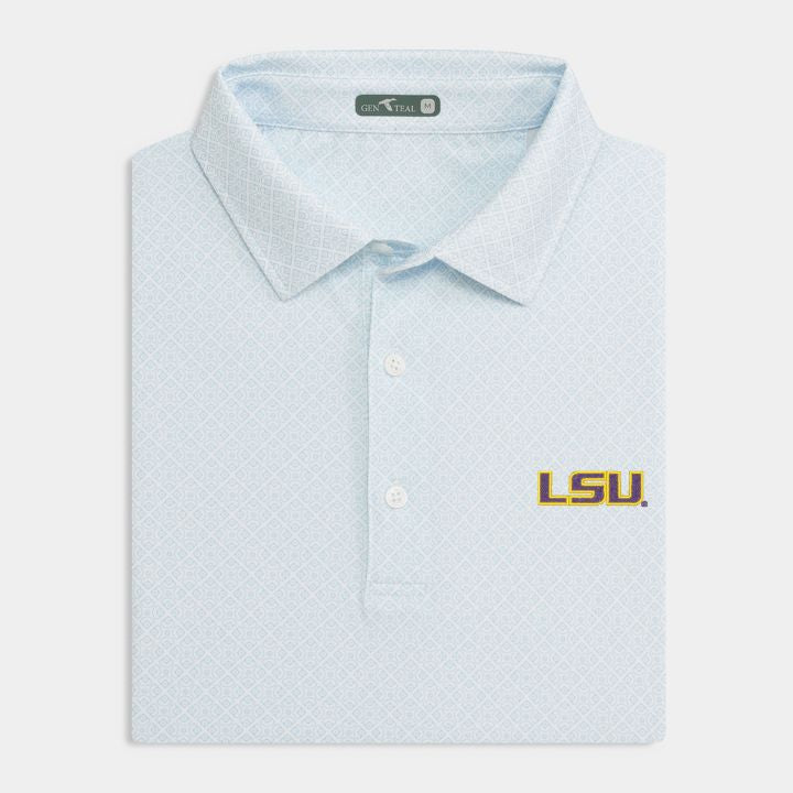 LSU Diamonds Printed Performance Polo