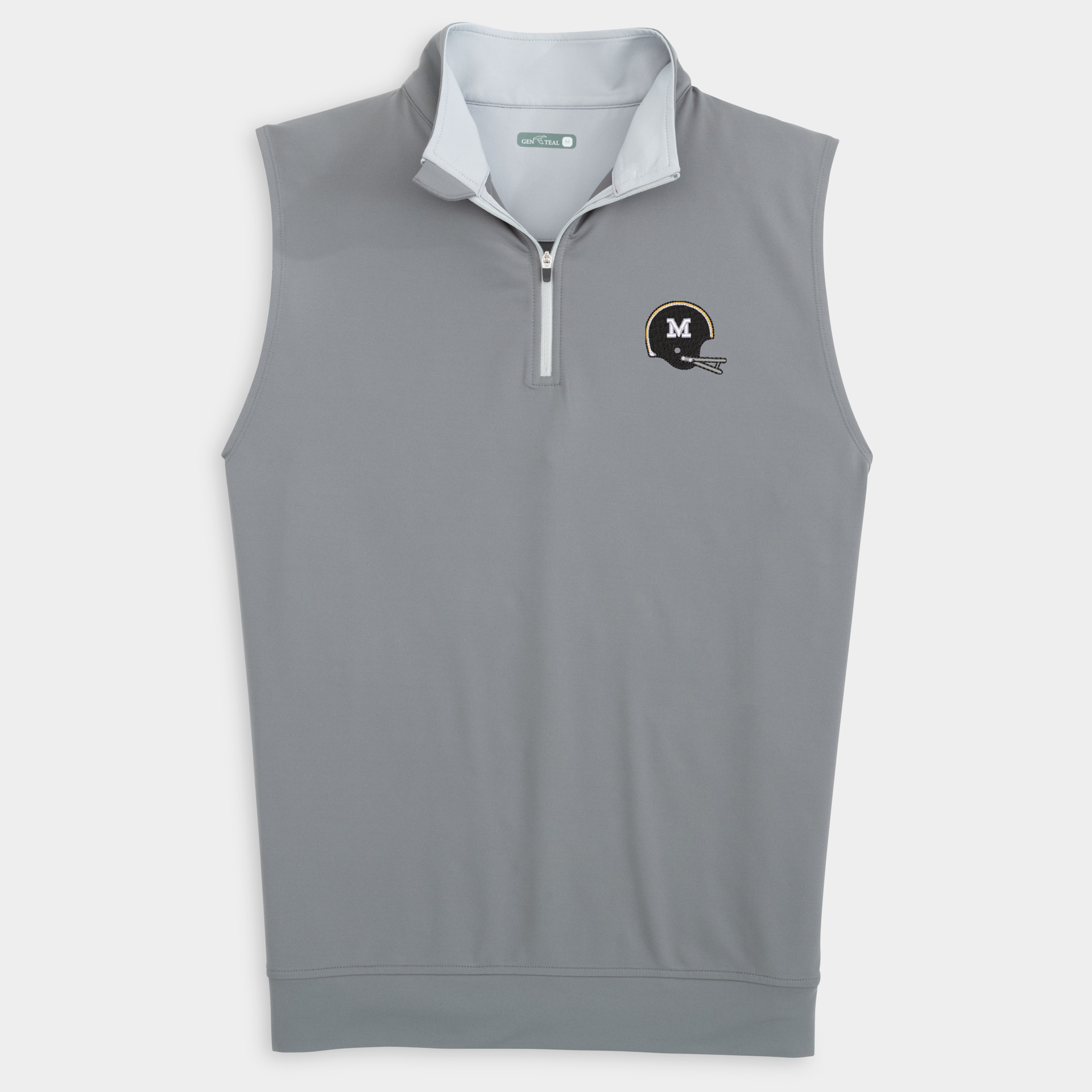 GETEMONTS “quel che resta” Pullover Vest Men's Missouri Helmet Venture Performance Quarter Zip Vest | GenTeal