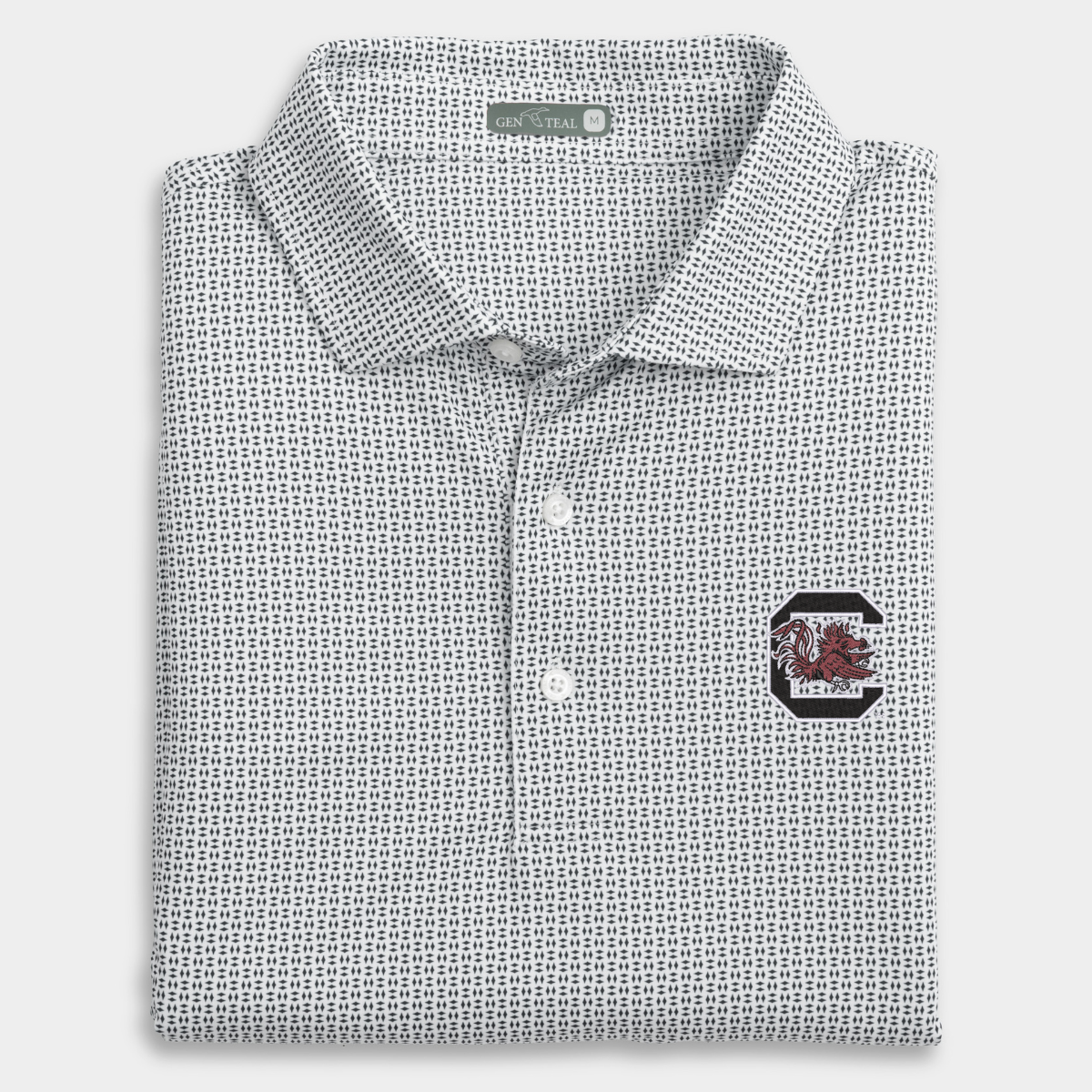 South Carolina Trellis Printed Performance Polo