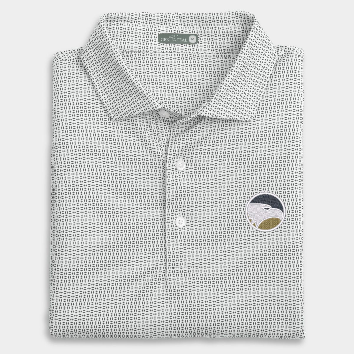 Georgia Southern Icon Trellis Printed Performance Polo