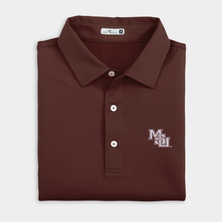 Mississippi State Vault Solid Performance Polo