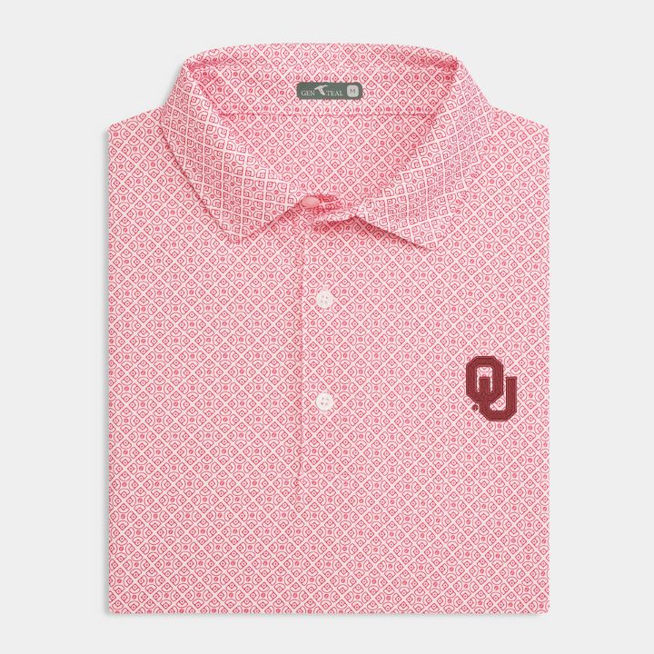Oklahoma Diamonds Printed Performance Polo
