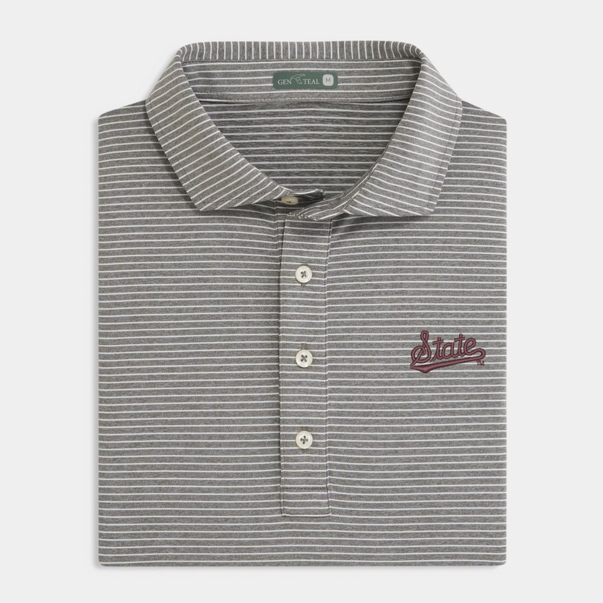Mississippi State Script Davis Performance Polo
