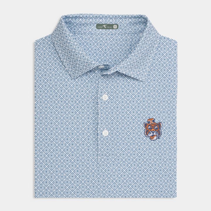 Auburn Vault Diamonds Printed Performance Polo