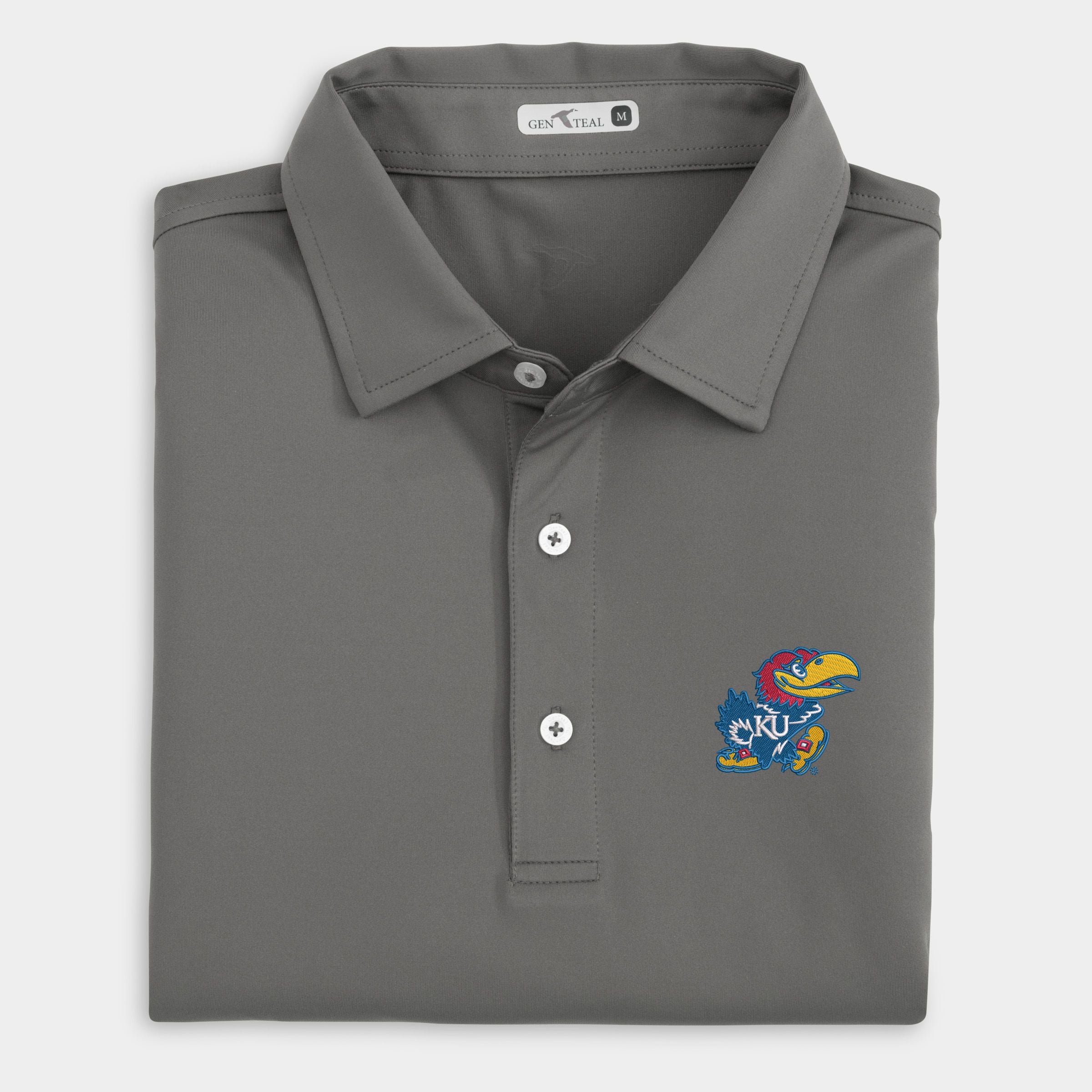 Men's Kansas Solid Performance Polo | GenTeal