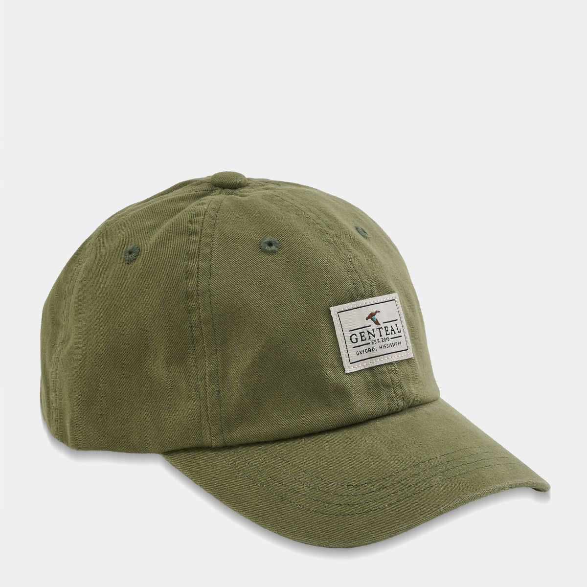 Olive Twill Patch Hat