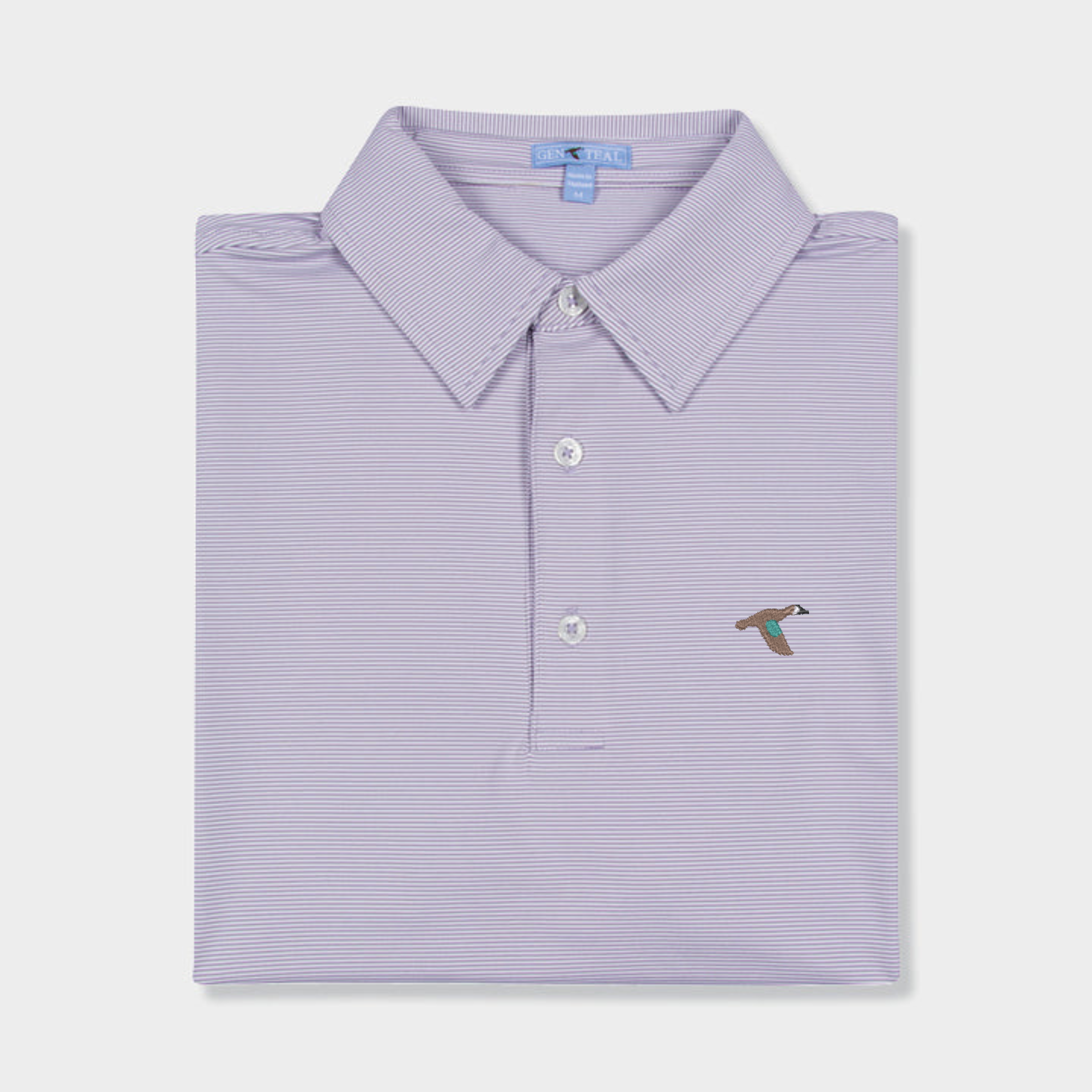 Club Pinstripe Signature Performance Polo