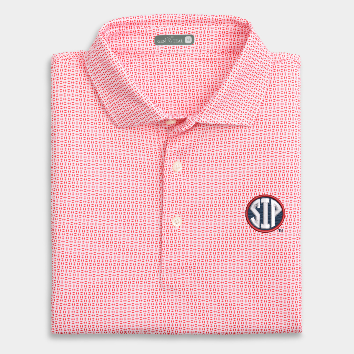Ole Miss SIP Trellis Printed Performance Polo