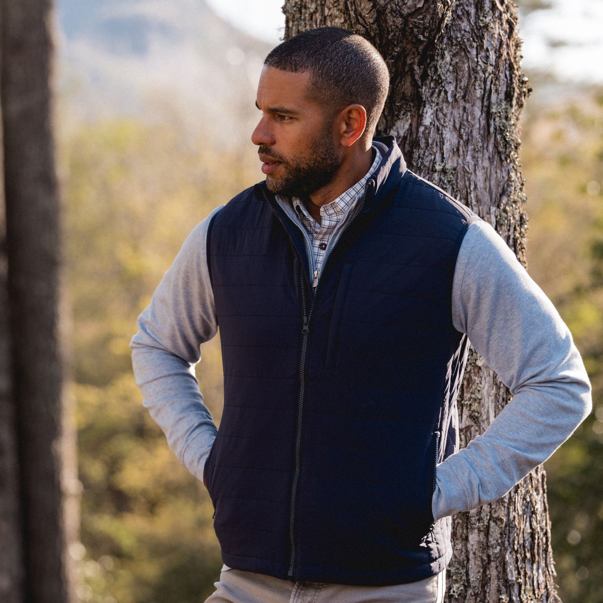 Navy Brookline Vest