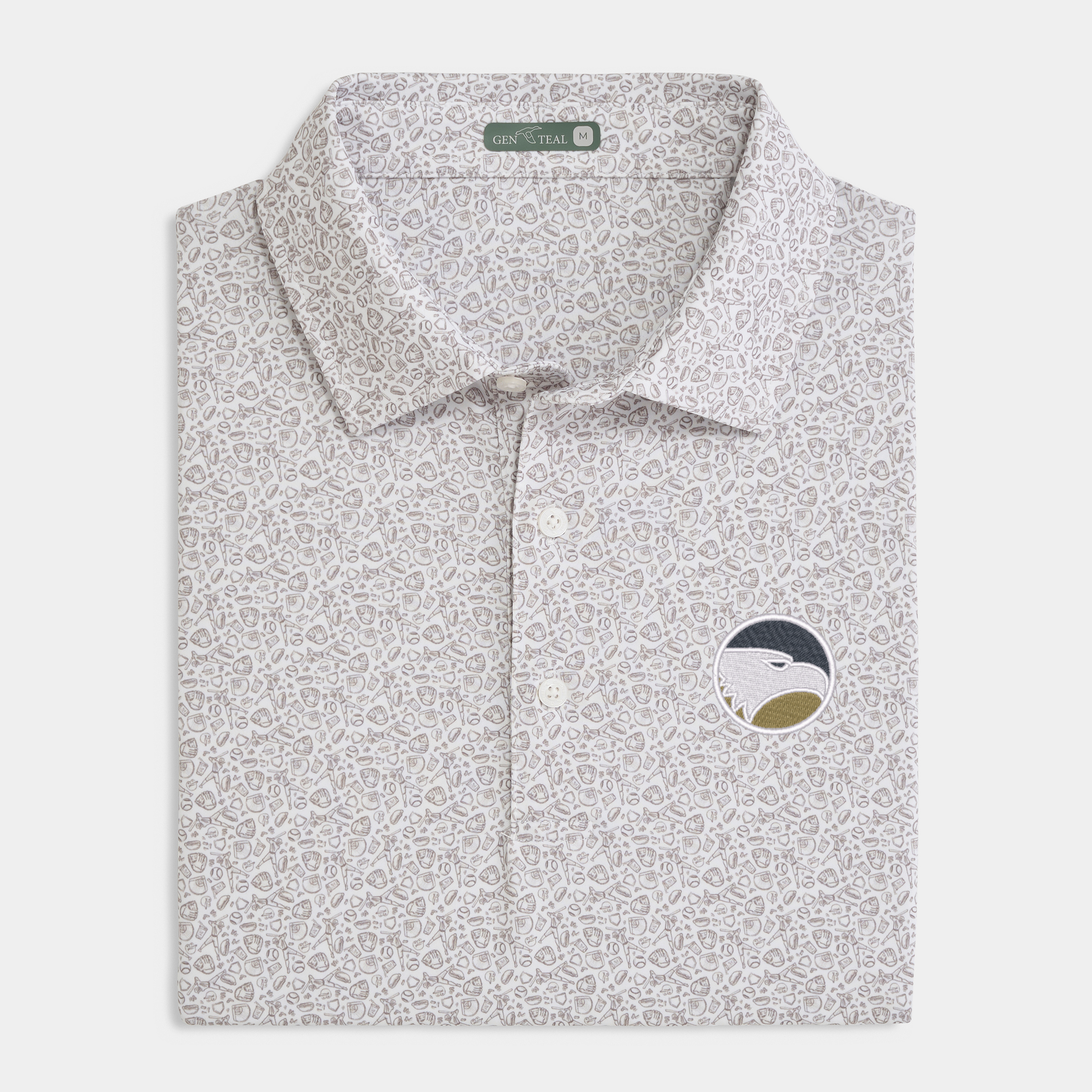 Georgia Southern Fastball Printed Performance Polo