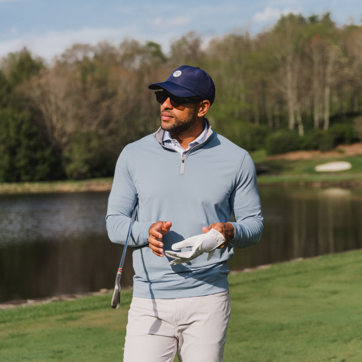 Dusk Blue Venture Performance Quarter-Zip