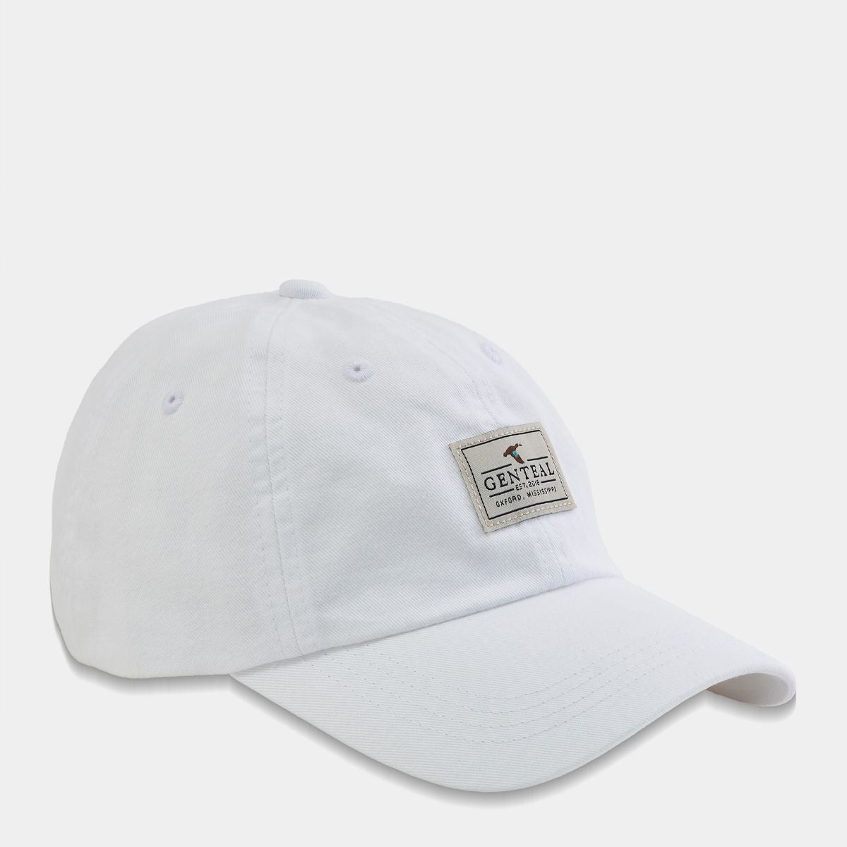 White Twill Patch Hat