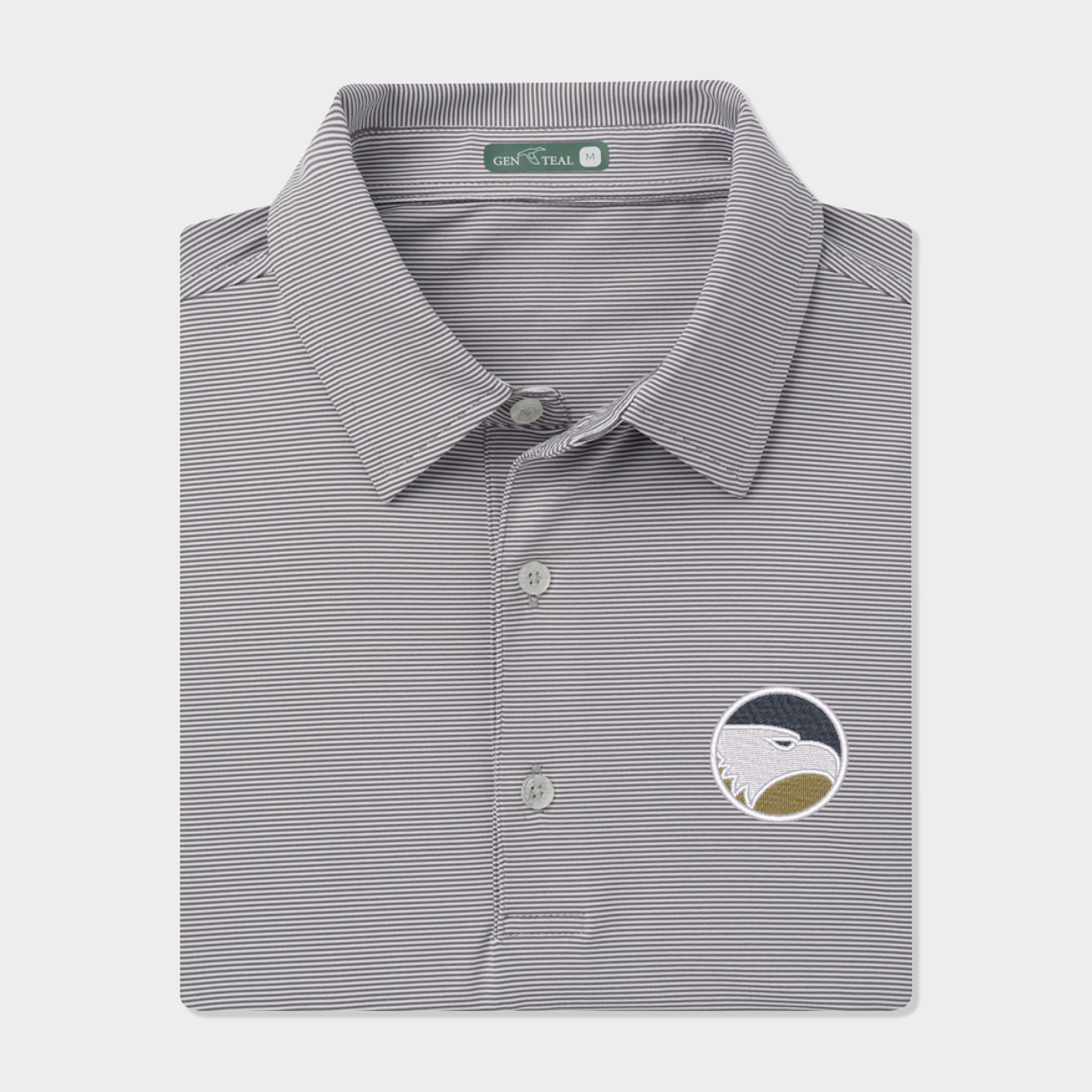 Georgia Southern Icon Club Pinstripe Performance Polo