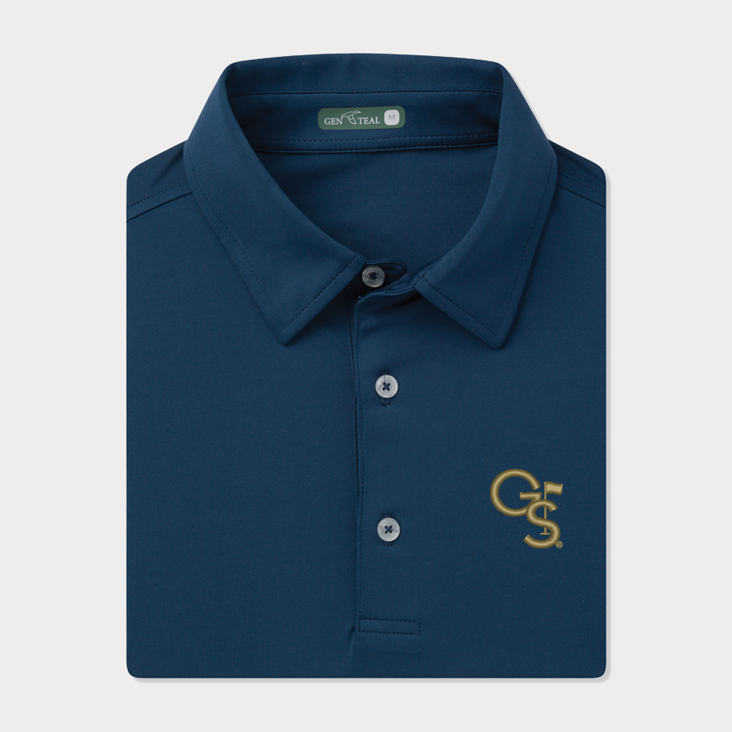 Georgia Southern Flag Solid Performance Polo