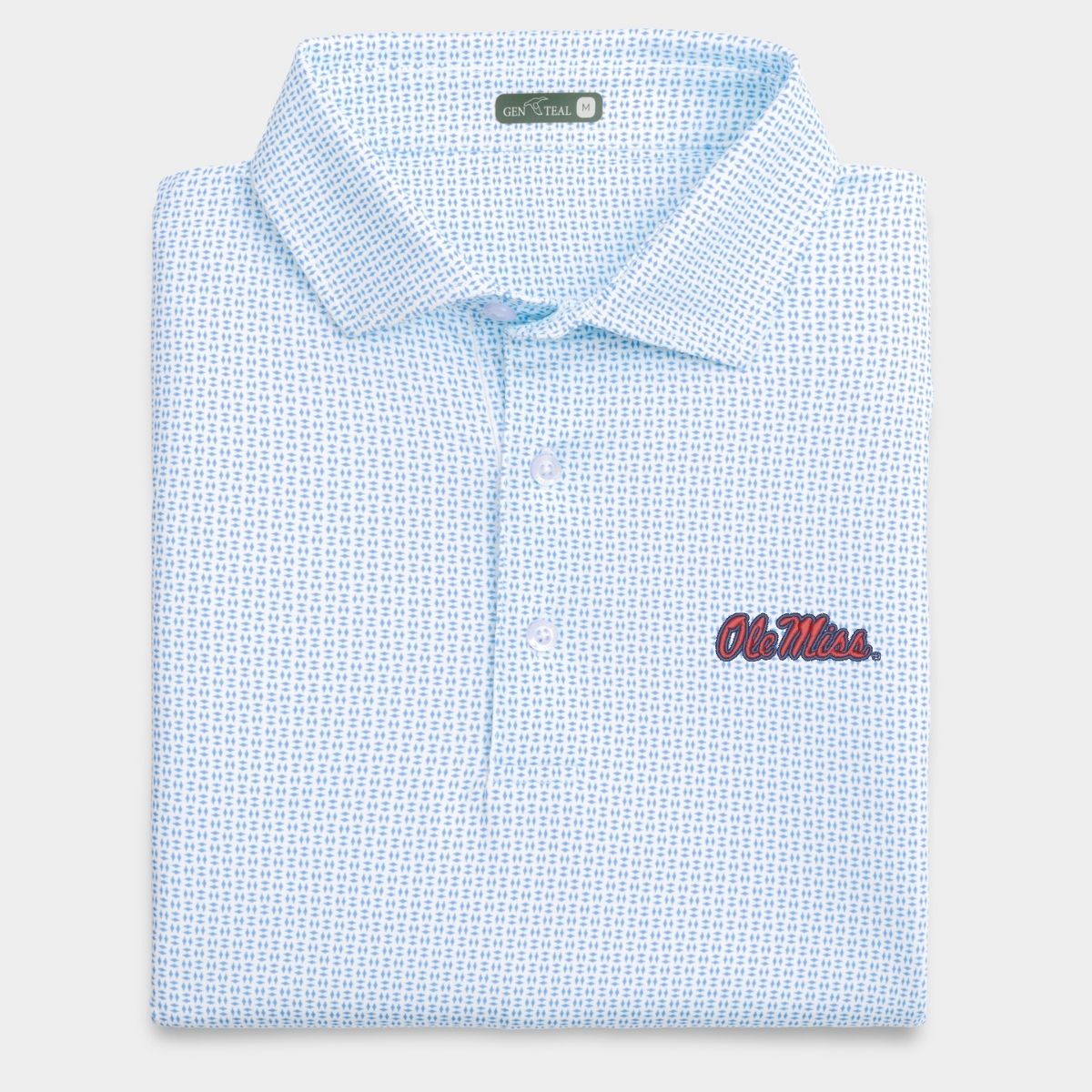 Ole Miss Trellis Printed Performance Polo