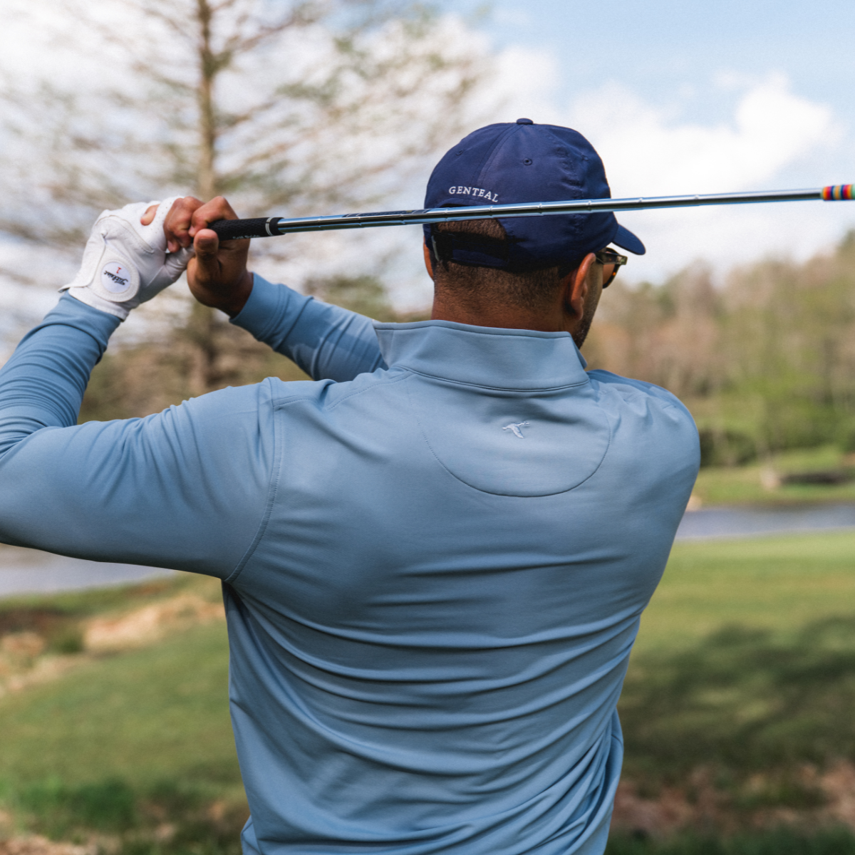 Dusk Blue Venture Performance Quarter-Zip