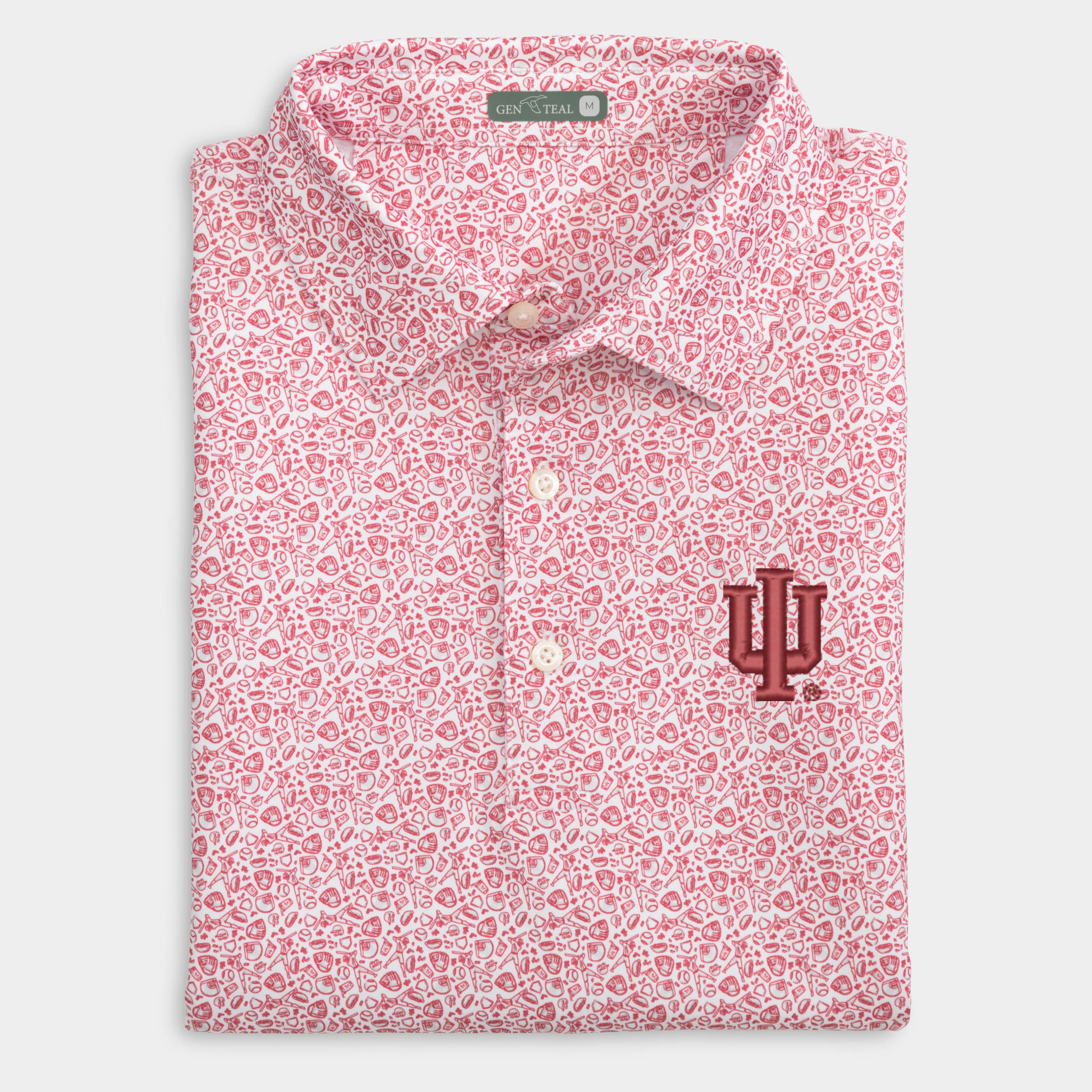 Indiana Fastball Printed Performance Polo