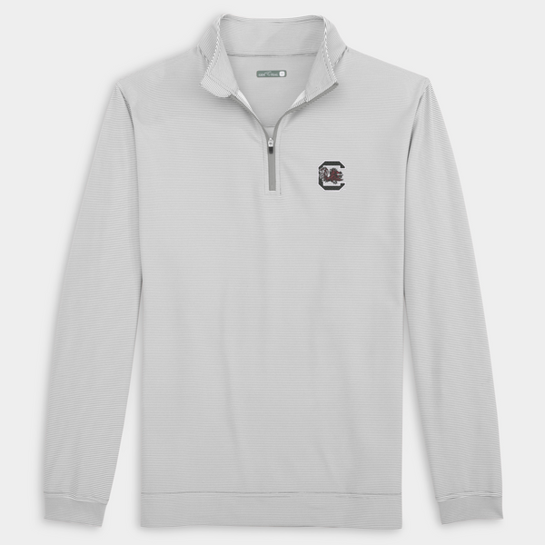 C.E CAVEMPT シーイー STRIPE COLLARED SWEAT L Quarter Zip Collar Crewneck Sweatshirt - Green | Levi's® US