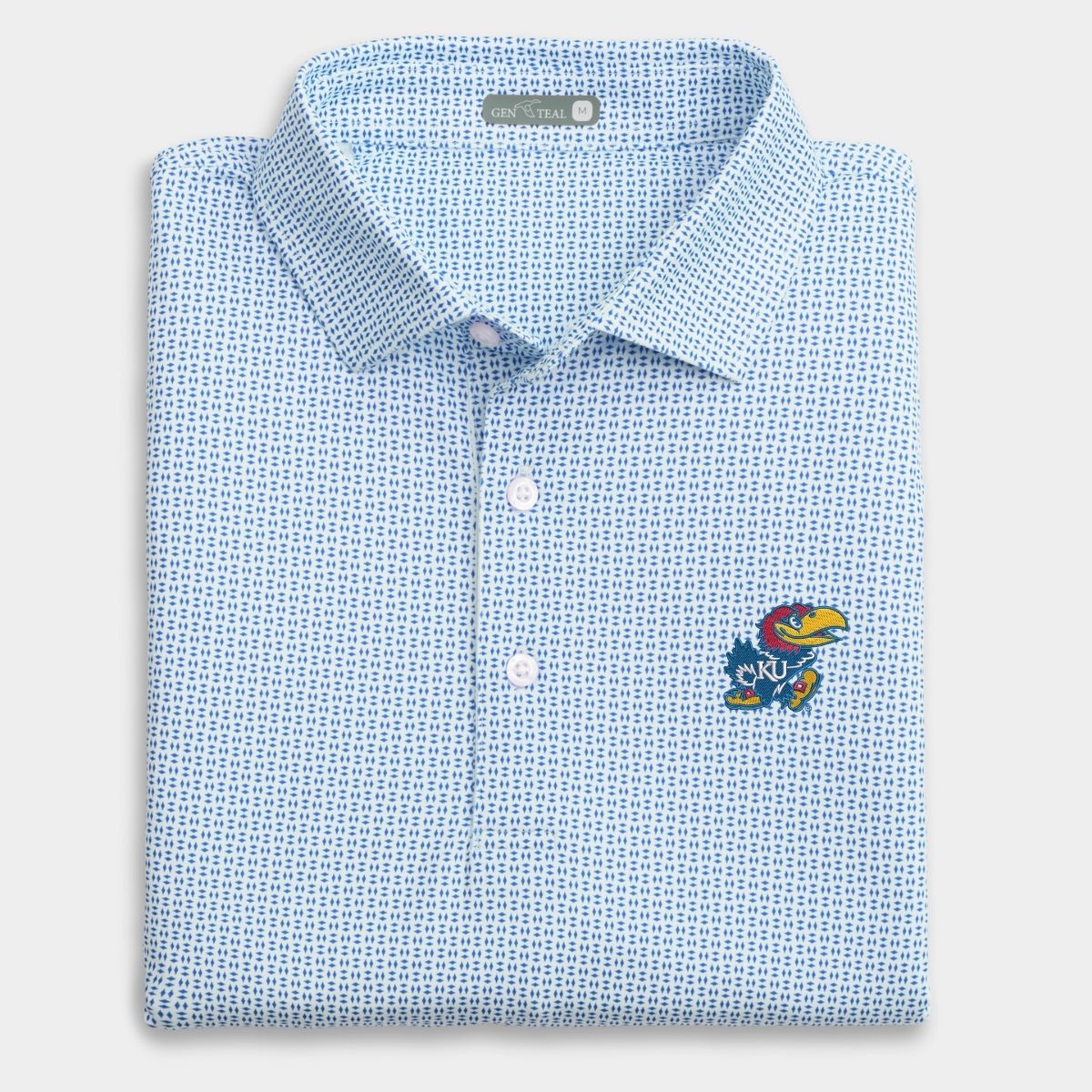 Kansas Trellis Printed Performance Polo