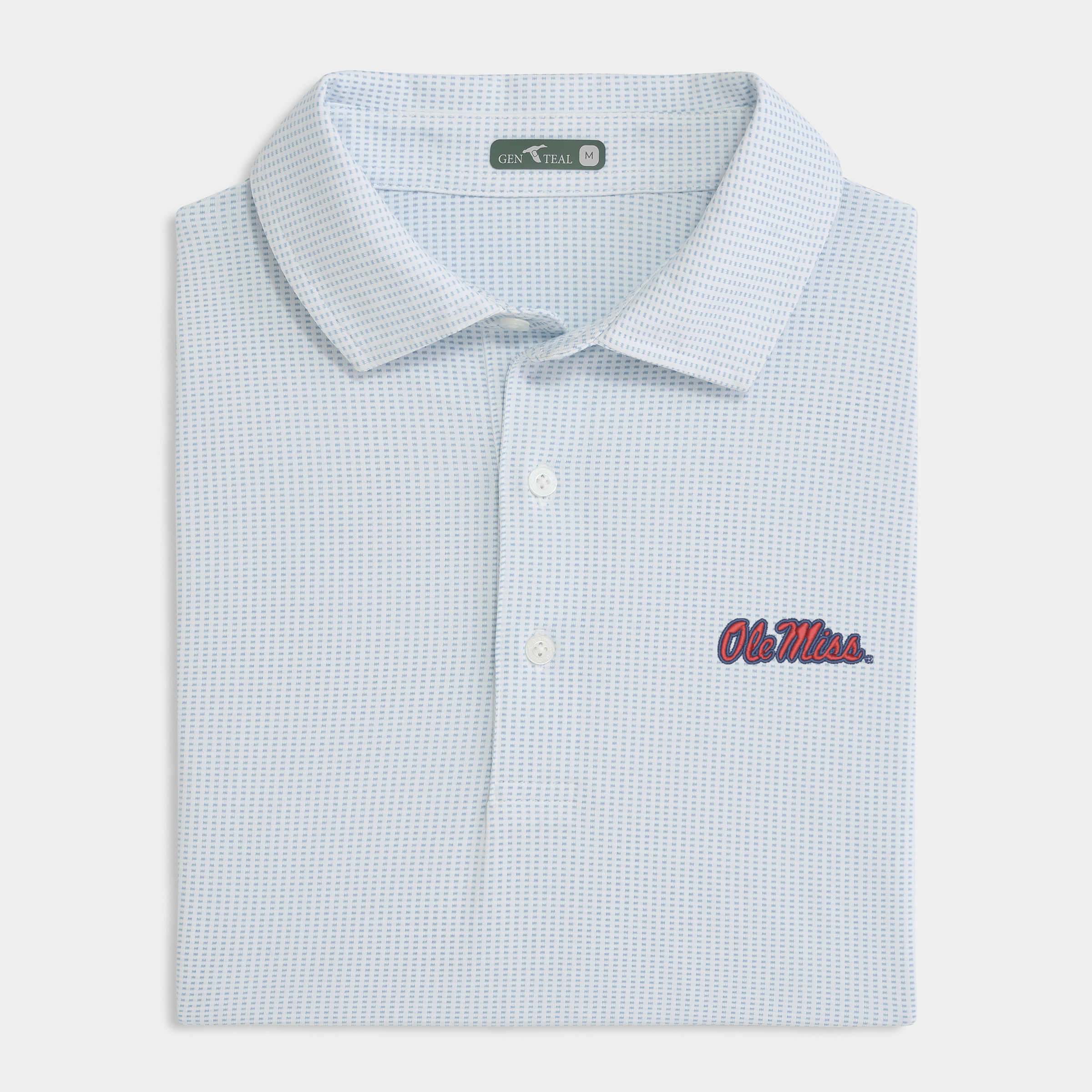 Ole Miss Jacquard Performance Polo